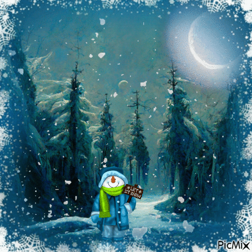 Snow Day - Animovaný GIF zadarmo