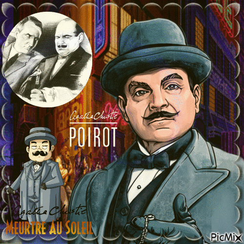 Hercule Poirot - Zdarma animovaný GIF