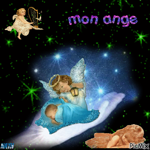Ses un petit ange - Bezmaksas animēts GIF