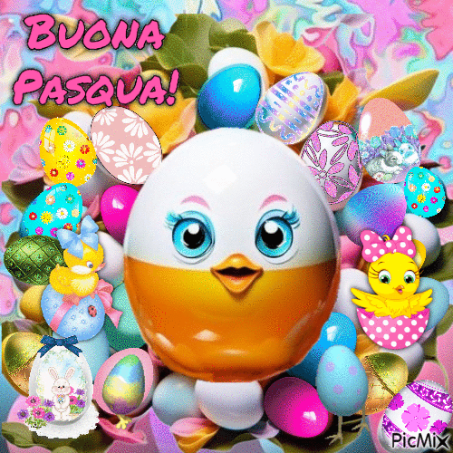 Buona Pasqua - GIF เคลื่อนไหวฟรี