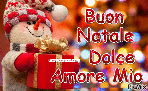 buon natale amore mio - Бесплатни анимирани ГИФ