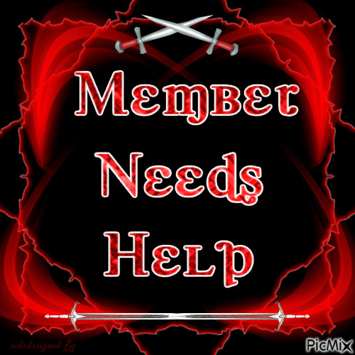 member needs help - Gratis animeret GIF