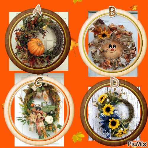 Autumn Wreaths - Gratis geanimeerde GIF