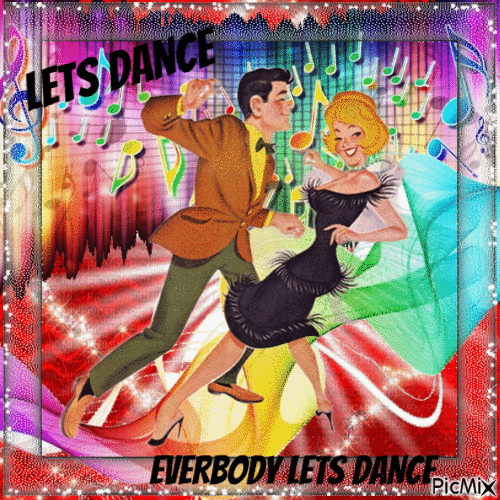 LETS DANCE - Free animated GIF