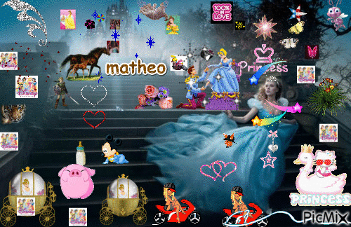 le rêve de la princesse - 無料のアニメーション GIF