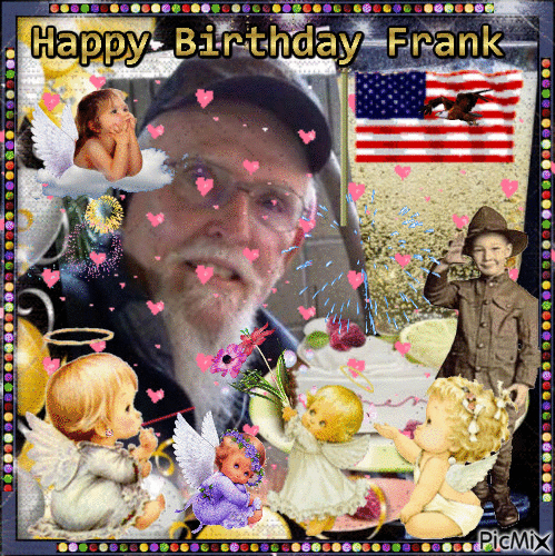 Happy Birthday Frank - Free animated GIF