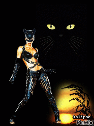 Cat Woman - Besplatni animirani GIF