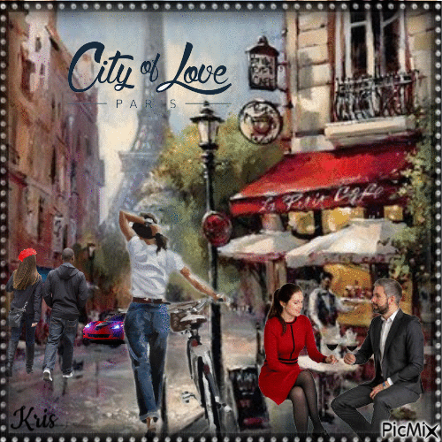 Rue de Paris - GIF animado grátis