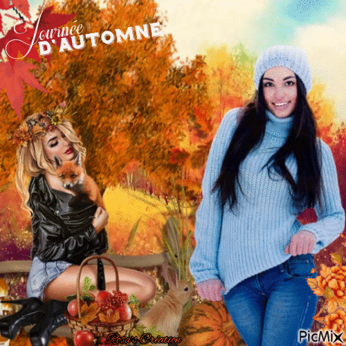 Concours : Femmes en automne - Free animated GIF