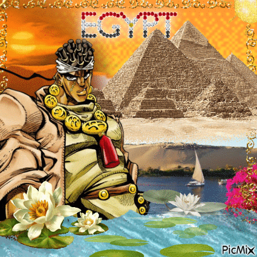 Avdol in Egypt - Бесплатный анимированный гифка