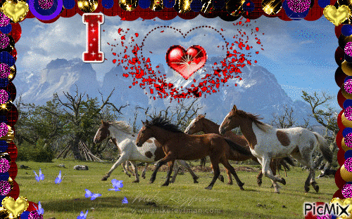 Wild Horses - Bezmaksas animēts GIF