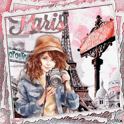Enfant à Paris - Free animated GIF