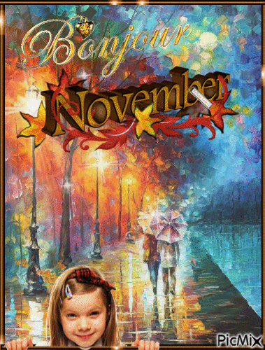 November - Nemokamas animacinis gif