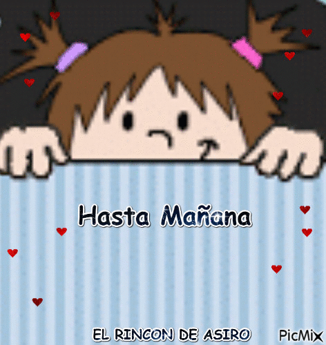 HASTA MAÑANA - Animovaný GIF zadarmo
