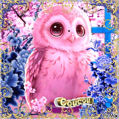 Concours...Coucou hibou - Free animated GIF