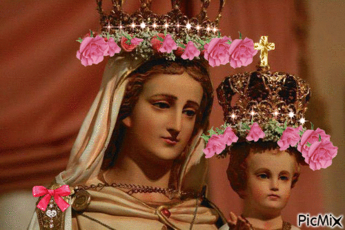 JESUS AND MARY - Gratis animerad GIF