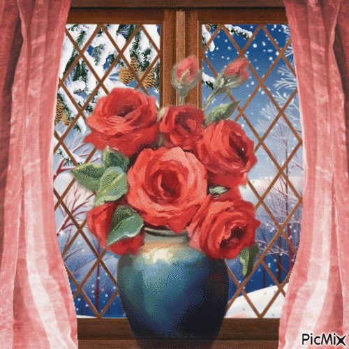 Concours : Fenêtre vintage - Gratis animerad GIF