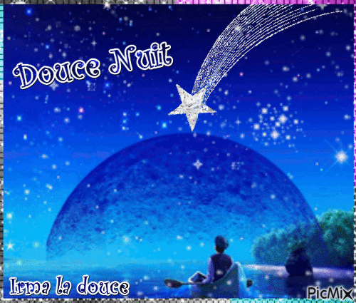 Douce Nuit - Бесплатный анимированный гифка