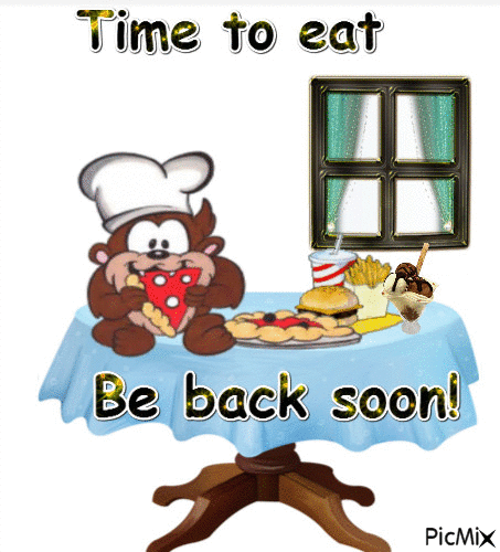 Time to eat - Free animated GIF