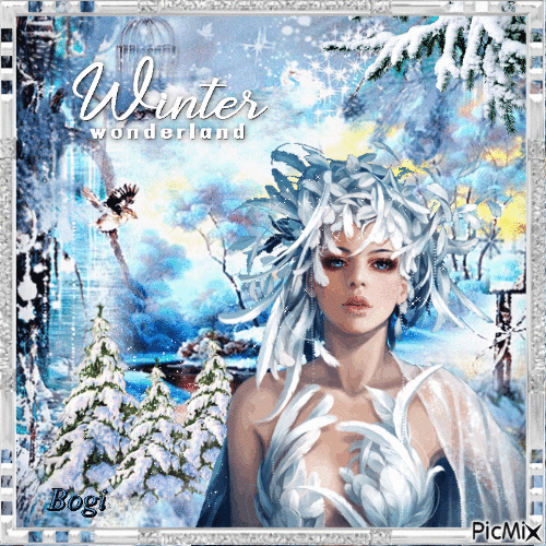 Fantasy winter wonderland... - Бесплатни анимирани ГИФ