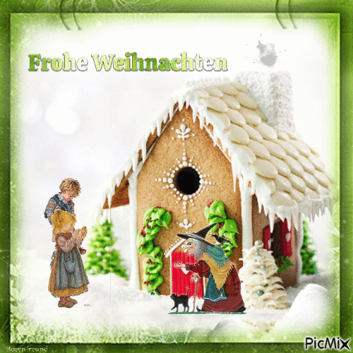 Frohe Weihnachten - Bezmaksas animēts GIF