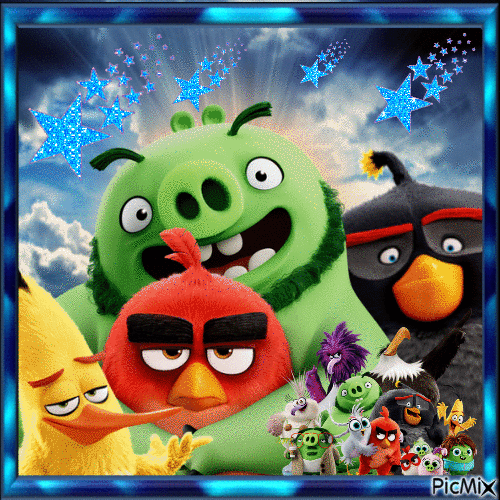 The Angry Birds - GIF animasi gratis