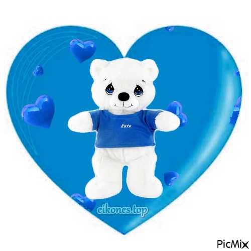 heart-teddy - 免费PNG