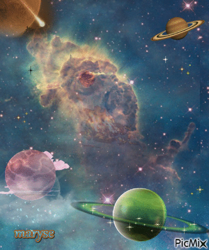 galaxie - Besplatni animirani GIF
