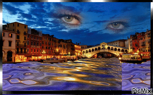 Voyage à Venise - GIF animado gratis