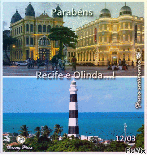 Aniversário de Recife e Olinda/PE - Brasil - 無料のアニメーション GIF
