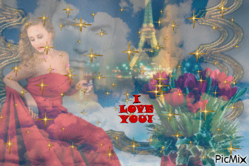 I Love you - GIF animé gratuit