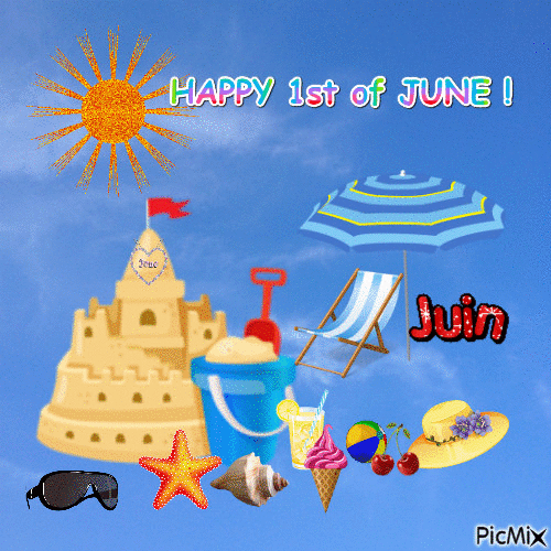 HAPPY 1st of JUNE! - 免费动画 GIF