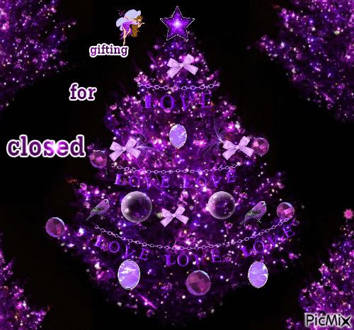 Purple christmas - Darmowy animowany GIF