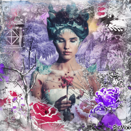 In the Shade of Flowering Maidens - Besplatni animirani GIF