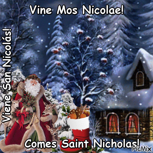 Comes Saint Nicholas! - GIF animé gratuit