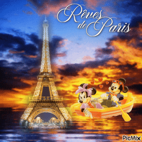 Reve`s De Paris - Free animated GIF