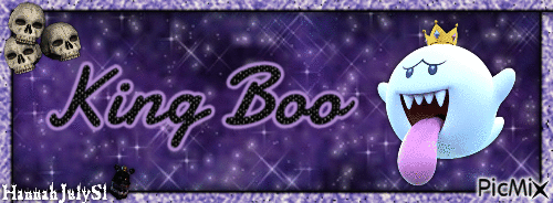 #♣#King Boo - Banner#♣# - 無料のアニメーション GIF