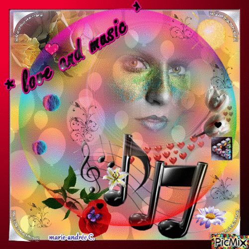 * Love and Music * - Besplatni animirani GIF