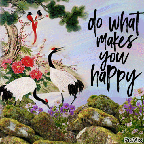 do what makes you happy - Zdarma animovaný GIF