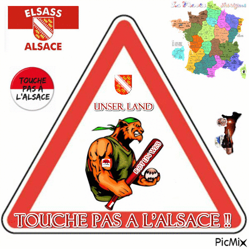 Alsace 67 ou 68 - GIF animado gratis
