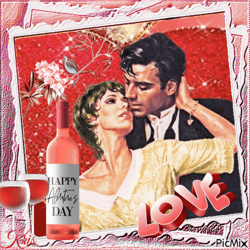 Saint Valentin - Vintage - Δωρεάν κινούμενο GIF