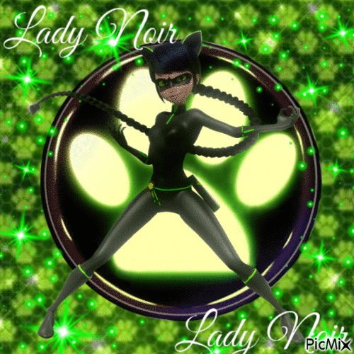 Lady Noir - Бесплатный анимированный гифка