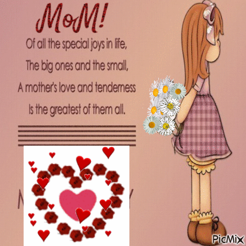 Mother's Heart - Animovaný GIF zadarmo