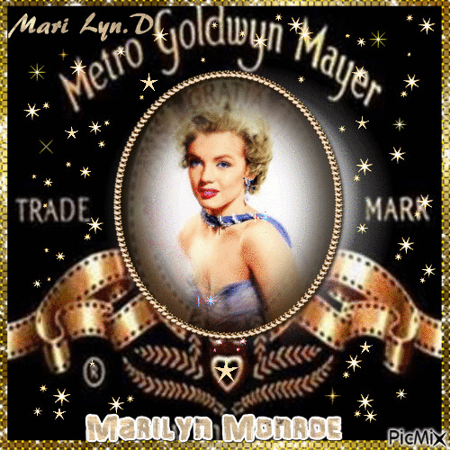 METRO GOLDWYN MAYER/MARILYN MONROE - Δωρεάν κινούμενο GIF