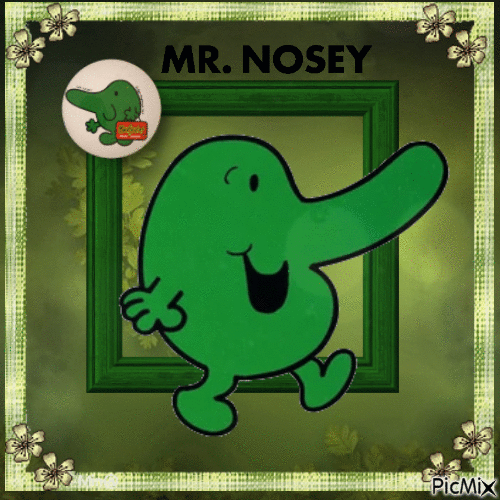 Mr Nosey - Darmowy animowany GIF