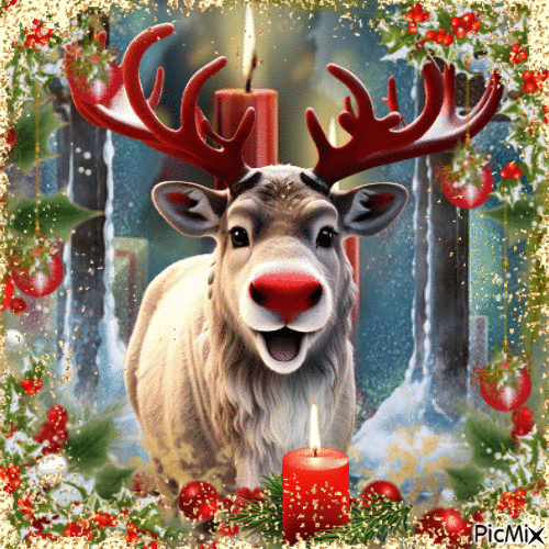Rudolph / concours - Free animated GIF