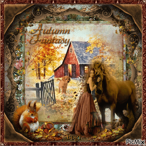 Autumn fantasy... - Безплатен анимиран GIF