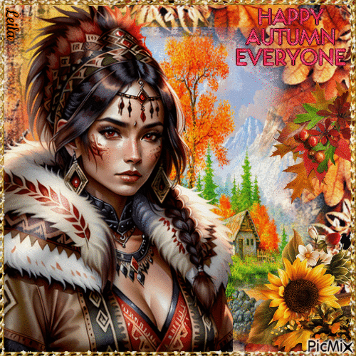 Happy Autumn Everyone 6 - GIF animado gratis