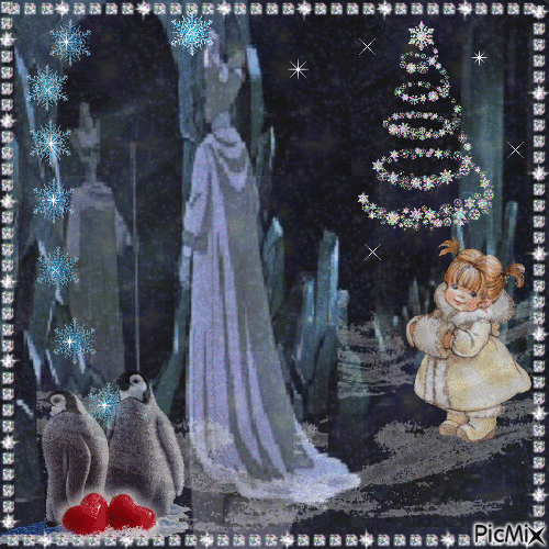снежная королева - Darmowy animowany GIF