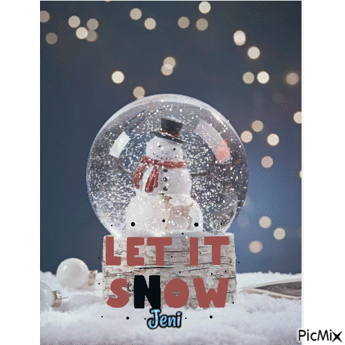 Let it snow - 無料のアニメーション GIF